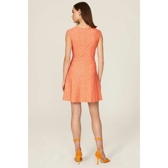 Esteban Cortazar Orange Tennis Mini Dress Size Small 41300 - Picture 4 of 14